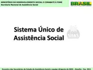 sistema nico de assist ncia social