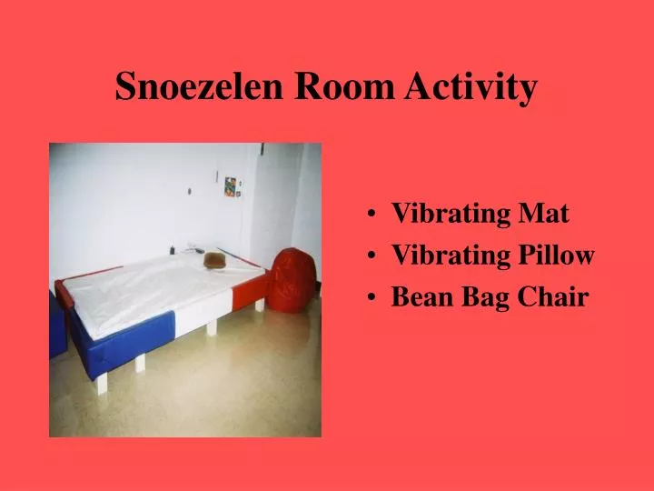 snoezelen room activity