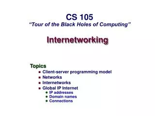 Internetworking