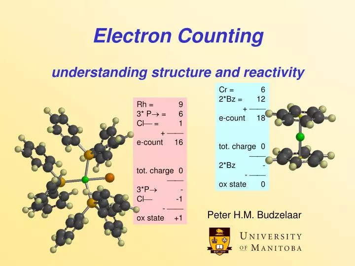 electron counting understanding structure and reactivity