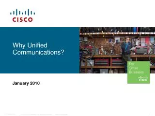 Why Unified Communications?