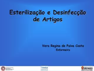 esteriliza o e desinfec o de artigos
