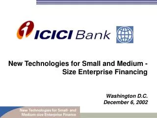 New Technologies for Small and Medium - Size Enterprise Financing