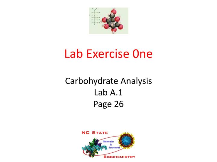 lab exercise 0ne