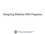 Designing Effective HRD Programs - slide 1