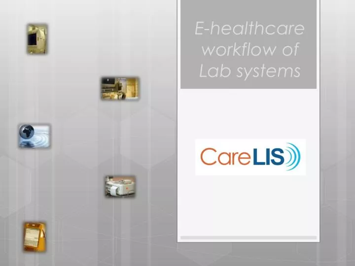 e healthcare workflow of lab systems
