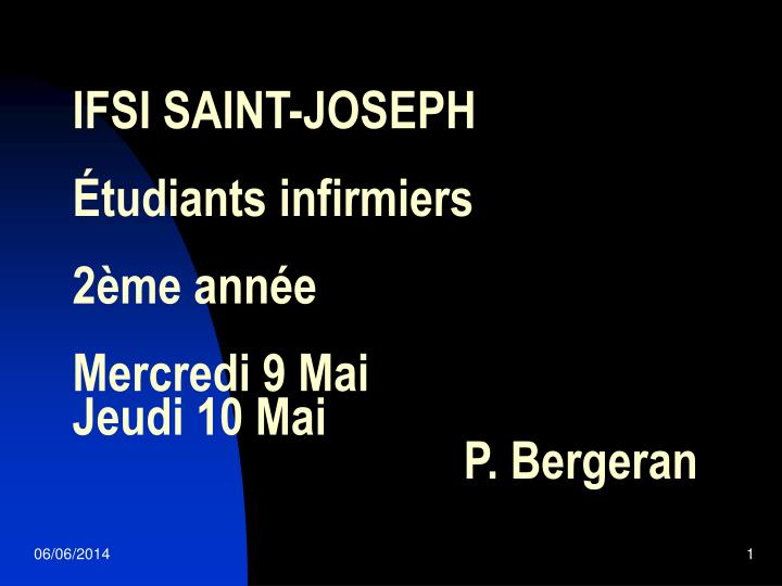 ifsi saint joseph tudiants infirmiers 2 me ann e mercredi 9 mai jeudi 10 mai p bergeran