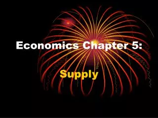 Economics Chapter 5: