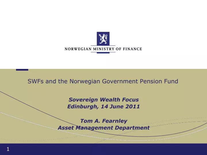 swfs and the norwegian government pension fund