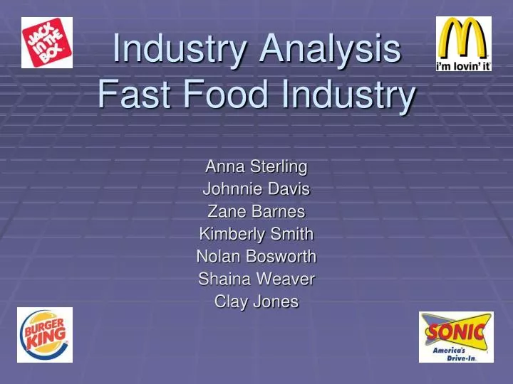 industry analysis fast food industry