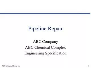 Pipeline Repair
