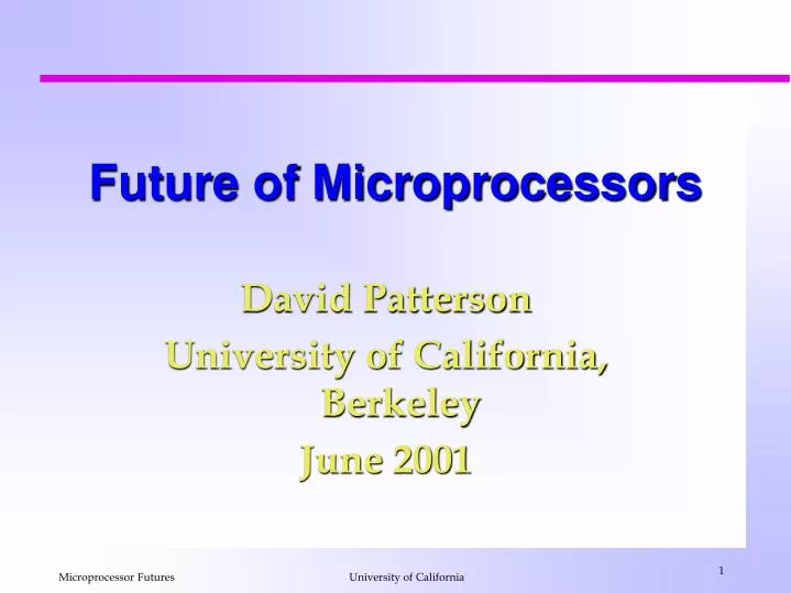 future of microprocessors
