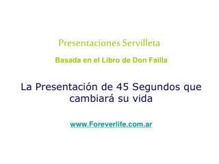presentaciones servilleta