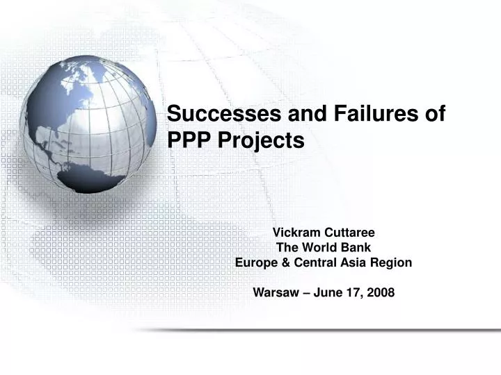 successes and failures of ppp projects