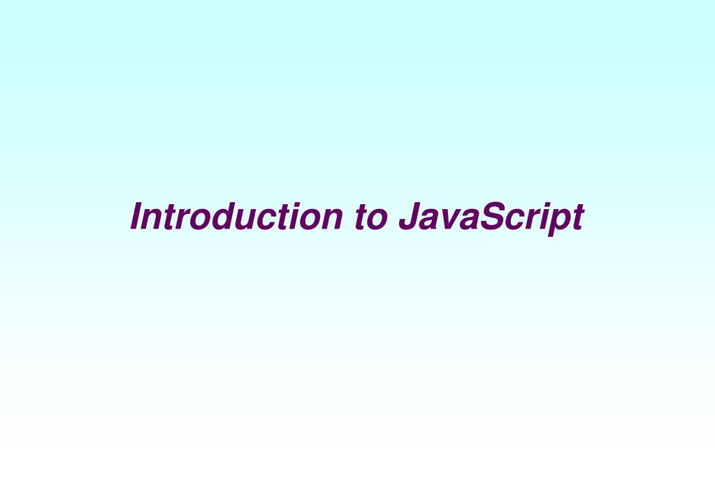 PPT - Introduction to JavaScript PowerPoint Presentation, free download ...
