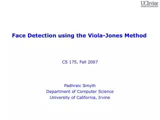 Face Detection using the Viola-Jones Method