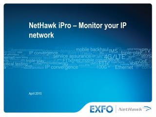 NetHawk iPro – Monitor your IP network