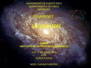 las galaxias