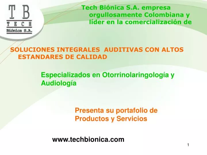 tech bi nica s a empresa orgullosamente colombiana y l der en la comercializaci n de