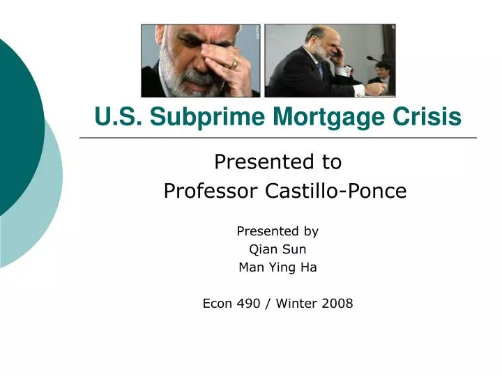 u s subprime mortgage crisis