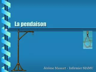 La pendaison