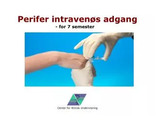 perifer intraven s adgang