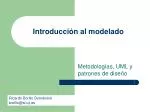 Introducción al modelado - slide 1