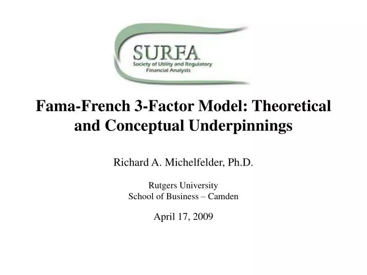 fama french 3 factor model theoretical and conceptual underpinnings