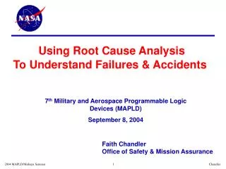 Using Root Cause Analysis To Understand Failures &amp; Accidents