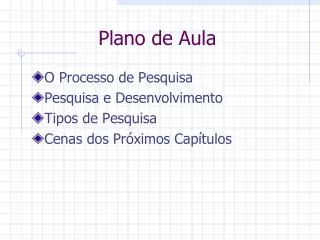 plano de aula