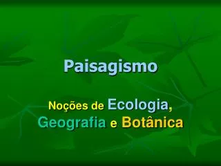 paisagismo