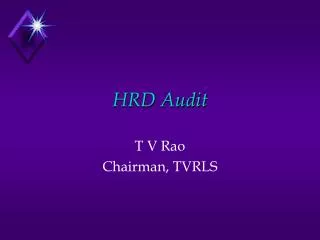 HRD Audit