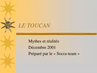 le toucan