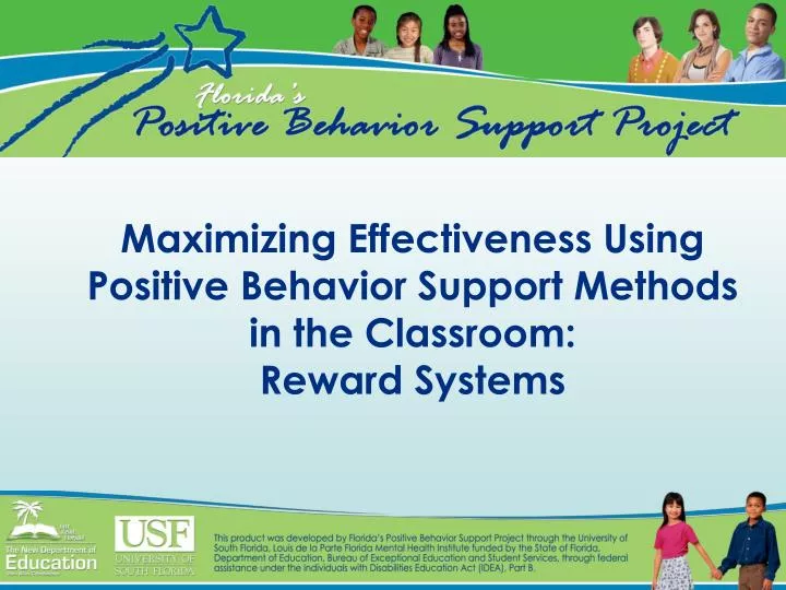 maximizing effectiveness using positive behavior support methods in the classroom reward systems