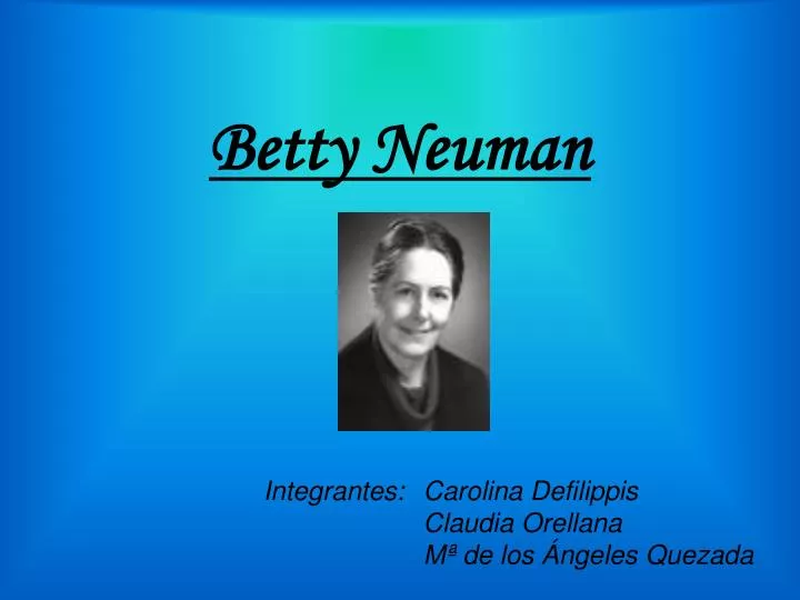 betty neuman