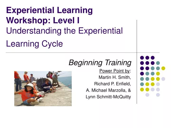 experiential learning workshop level i understanding the experiential learning cycle