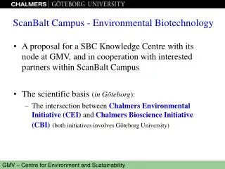 ScanBalt Campus - Environmental Biotechnology