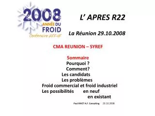 l apres r22 la r union 29 10 2008