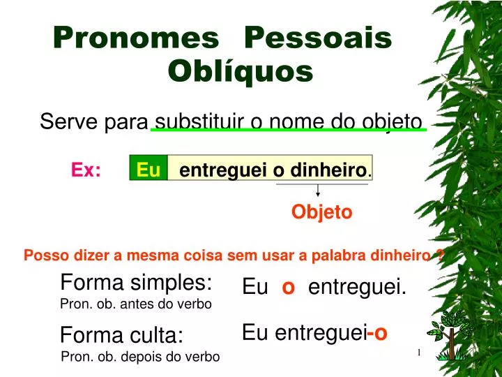 pronomes