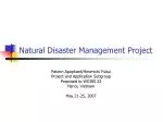 Natural Disaster Management Project - slide 1