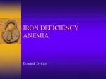 IRON DEFICIENCY ANEMIA - slide 1