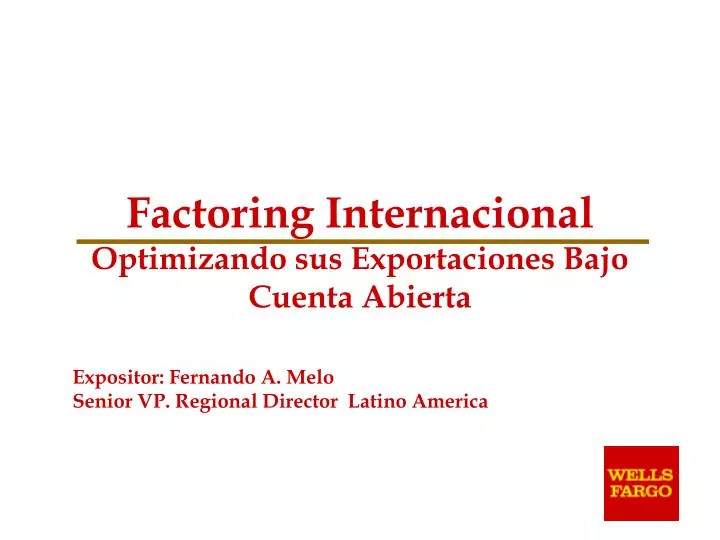 factoring internacional optimizando sus exportaciones bajo cuenta abierta