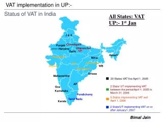 VAT implementation in UP:-