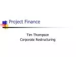 Project Finance - slide 1