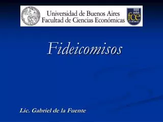 fideicomisos