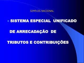 SIMPLES NACIONAL