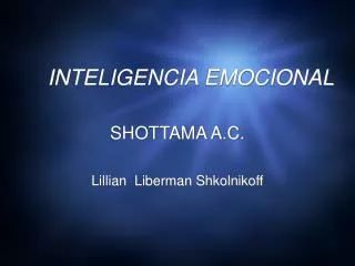 inteligencia emocional