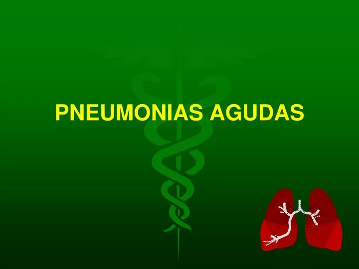pneumonias agudas