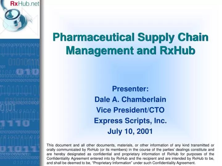 pharmaceutical supply chain management and rxhub