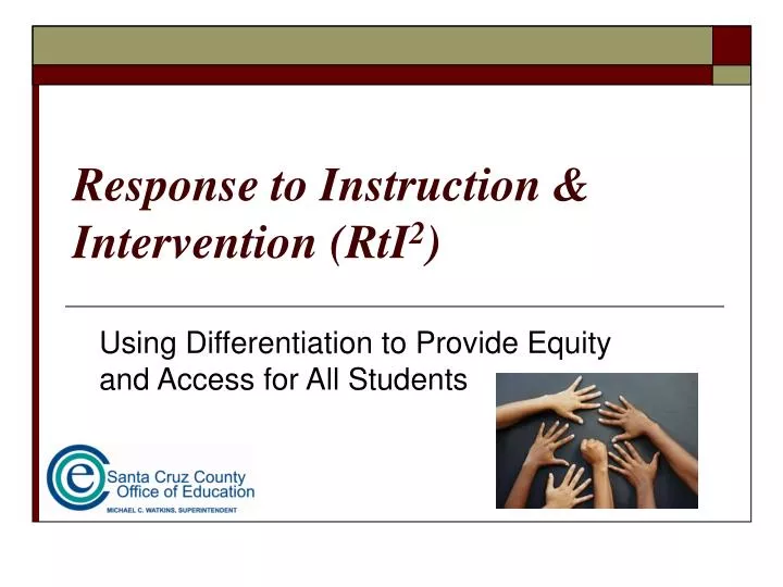 response to instruction intervention rti 2